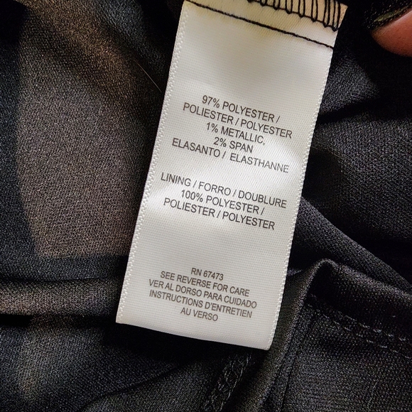 Taylor Black and Brown Floral Midi Dress, NWT, Size 2 - Picture 6 of 9